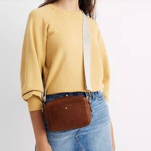 Madewell The Transport Camera Bag in Brown Crossbody